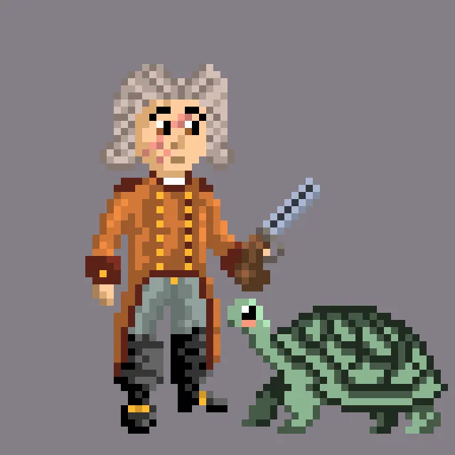 Davy Jones Intern pixel art character