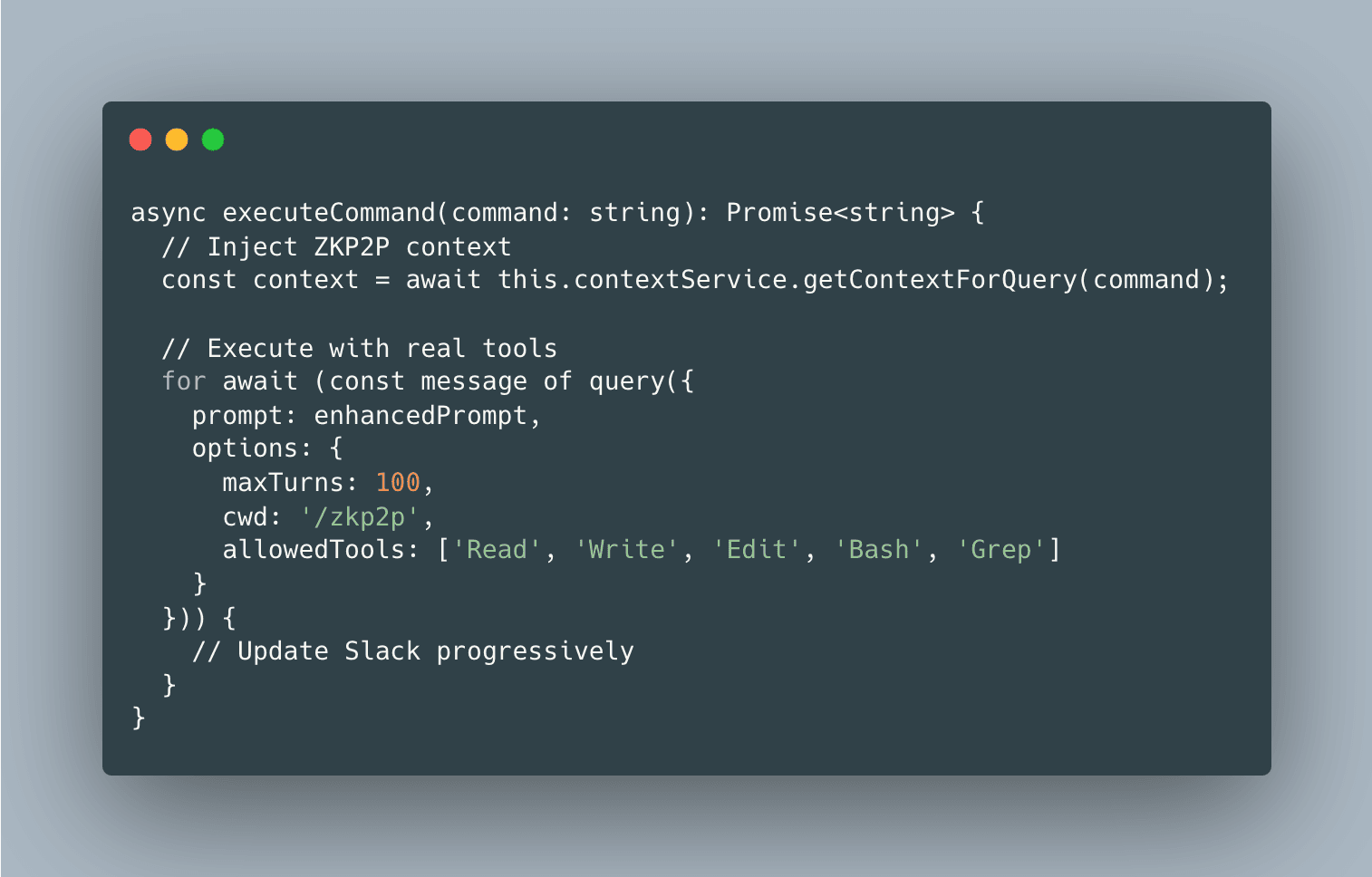 Claude Code service integration diagram